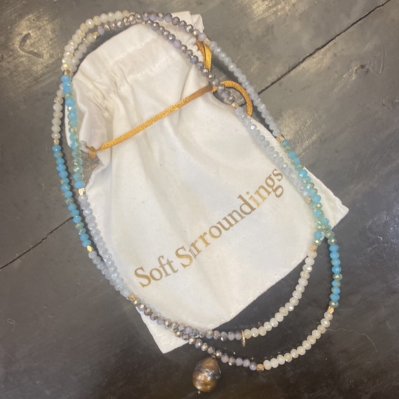 Soft Surroundings necklace enhanced with a genuineTahitian pearl - Picture 4 of 7